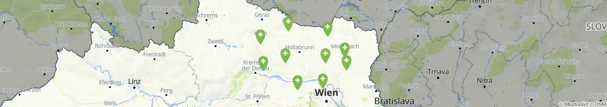 Kartenansicht für Apotheken-Notdienste in der Nähe von Haugsdorf (Gemeinde, Niederösterreich) (57)